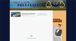 Desktop Screenshot of cardgamefreecell.com
